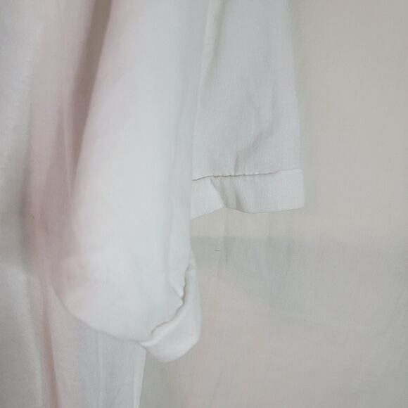 Vtg IMPEACH CLINTON 1990's Political Single Stitch White T-Shirt XL PreOwned - Picture 5 of 14